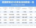 鼎捷数智（300378）8月5日主力资金净卖出1.51亿元