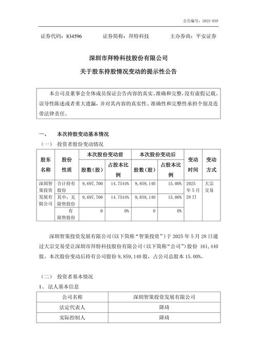 8月5日沃特股份发布公告,股东减持85.5万股